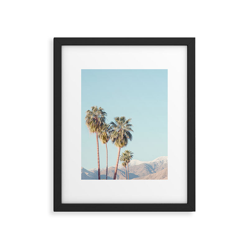 Palm Springs Palm Trees Framed Art Print Gallery Image 1