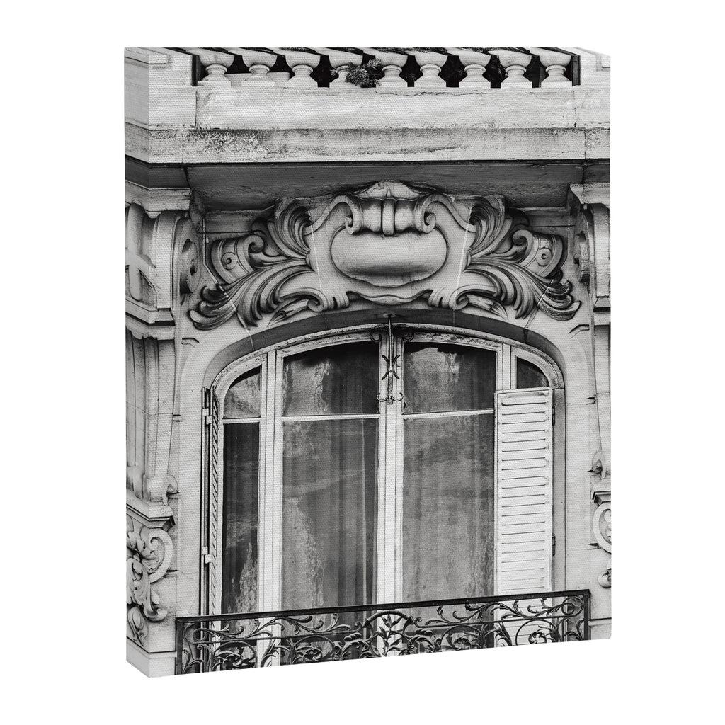 Paris Chic - Black and White Photography Canvas Print Gallery Image 6