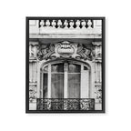 Paris Chic - Black and White Photography Framed Canvas Print Gallery Image 6