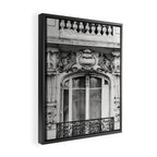 Paris Chic - Black and White Photography Framed Canvas Print Gallery Image 2