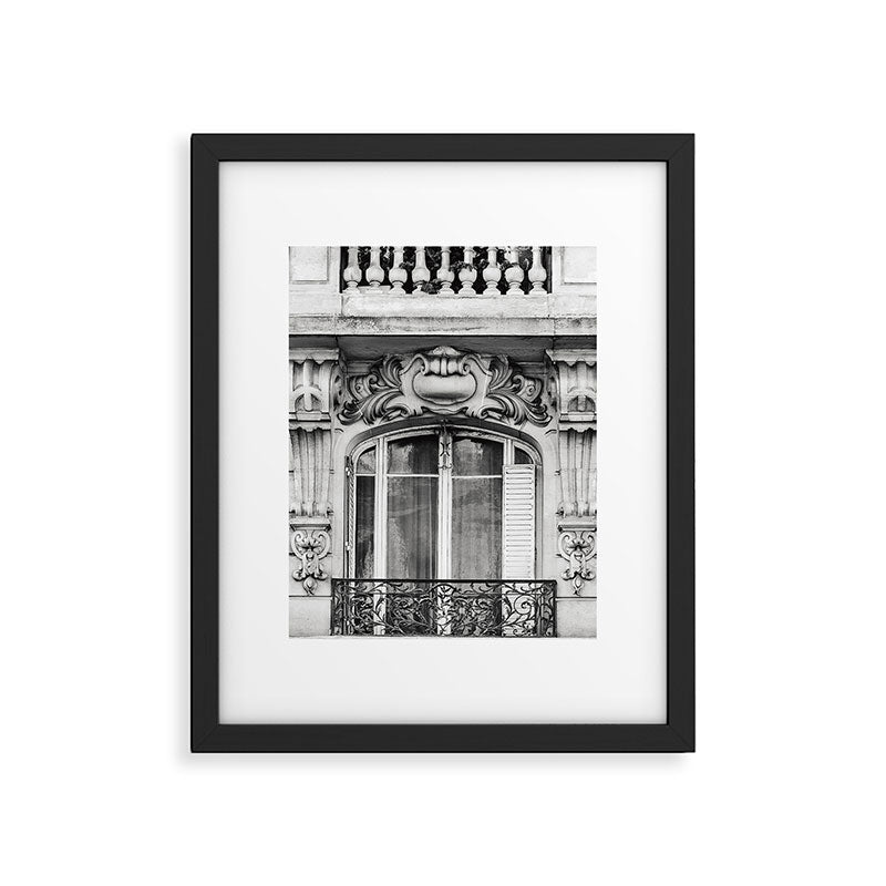 Paris Chic - Black and White Photography Framed Art Print Gallery Image 5