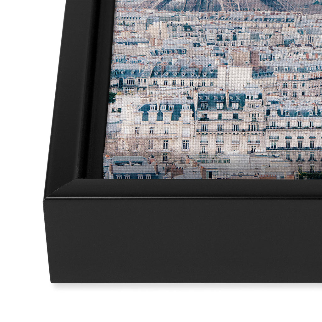 Paris Skyline, Eiffel Tower View, Travel Photography Framed Canvas Print Gallery Image 3