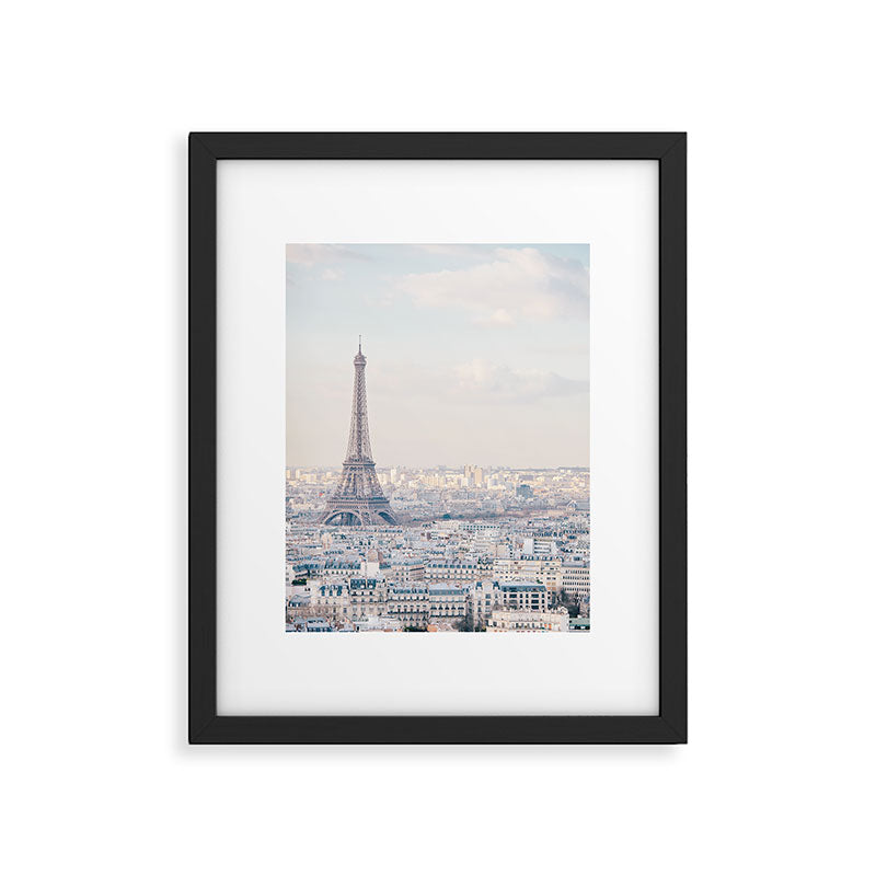 Paris Skyline, Eiffel Tower View, Travel Photography Framed Art Print Gallery Image 5