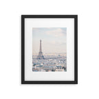 Paris Skyline, Eiffel Tower View, Travel Photography Framed Art Print Gallery Image 5