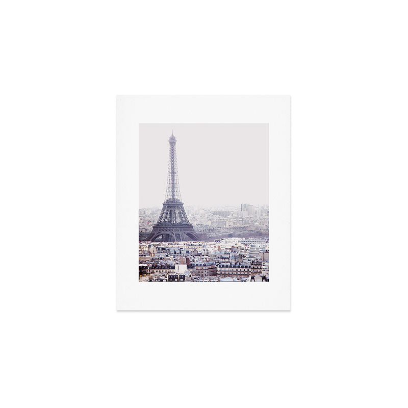 Paris Skyline with Eiffel Tower Art Print Gallery Image 1