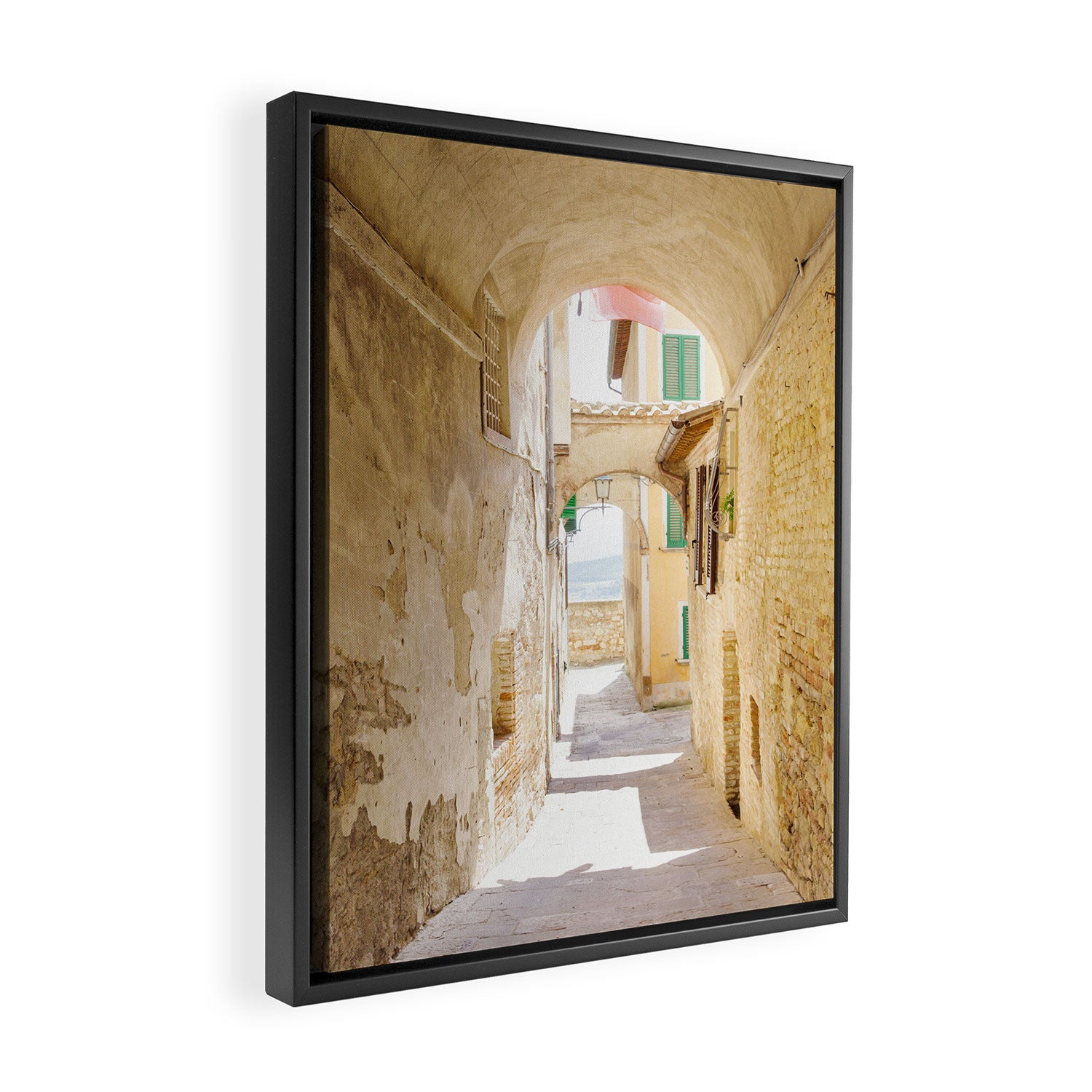 Passaggio - Mediterranean Italy Photography Framed Canvas Print Gallery Image 2