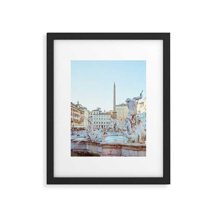 Piazza Navona - Rome Italy Photography Framed Art Print Gallery Image 1