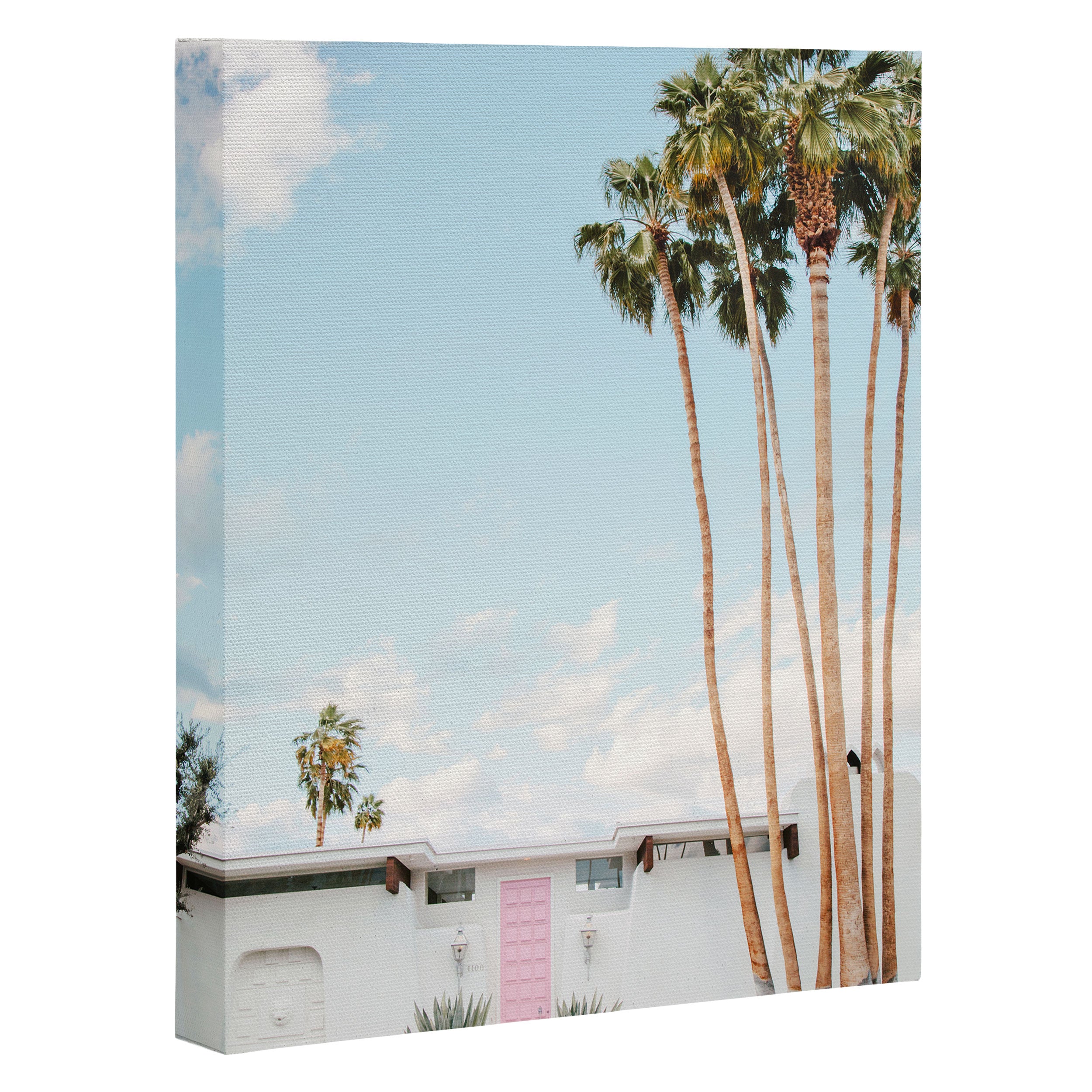 Pink Door in Palm Springs Canvas Print Gallery Image 3