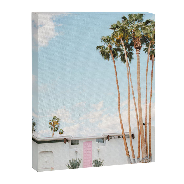 Pink Door in Palm Springs Canvas Print Gallery Image 1