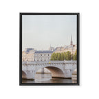 Pont Neuf on the Seine - Paris Framed Canvas Print Gallery Image 6