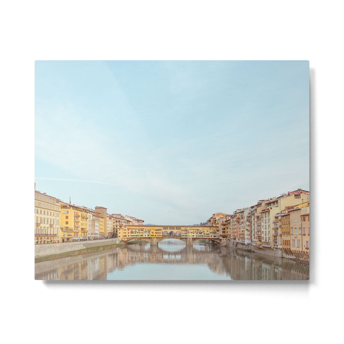 Ponte Vecchio - Florence Italy Travel Photography Metal Print Gallery Image 1