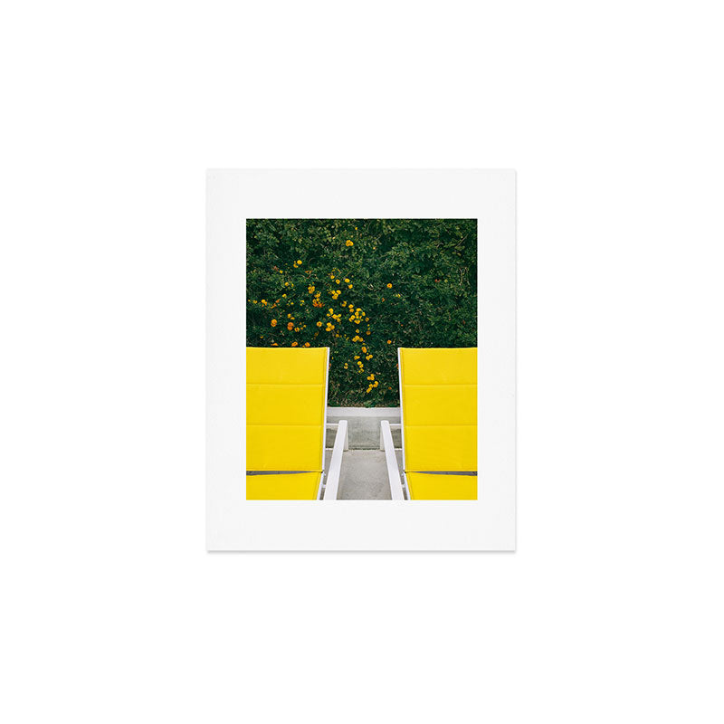 Poolside in Palm Springs Art Print Gallery Image 1