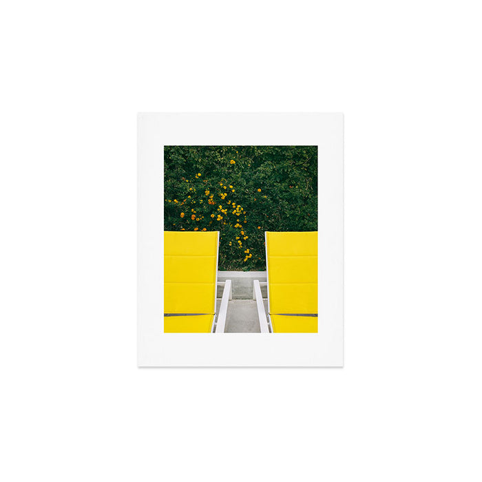 Poolside in Palm Springs Art Print Gallery Image 1