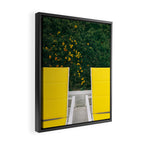 Poolside in Palm Springs Framed Canvas Print Gallery Image 2