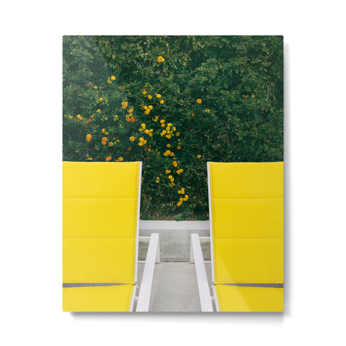 Poolside in Palm Springs Metal Print Gallery Image 1