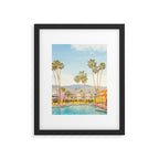 Palm Springs Motel Pool Framed Art Print Gallery Image 5