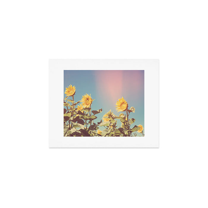 Retro Sunflowers - Nature Photography Art Print Gallery Image 1