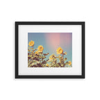 Retro Sunflowers - Nature Photography Framed Art Print Gallery Image 5