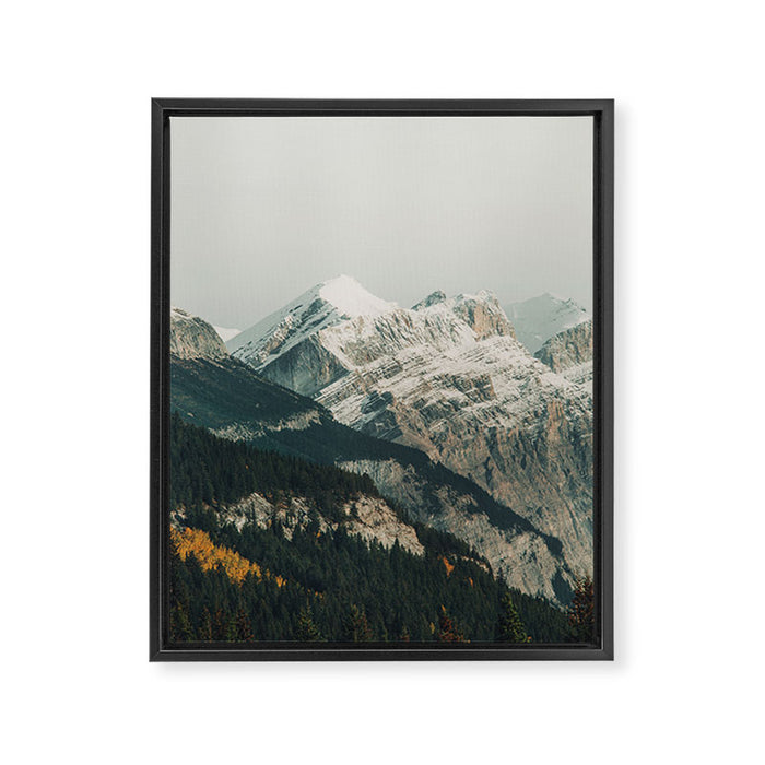 Rocky Mountain Fog - Landscape Photography Art Print, Nature Framed Canvas Print Gallery Image 1