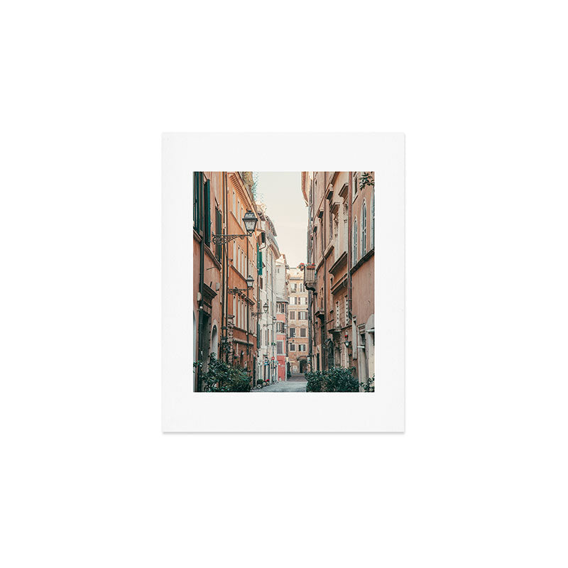 Roman Street - Rome Italy Travel Photography Art Print Gallery Image 1