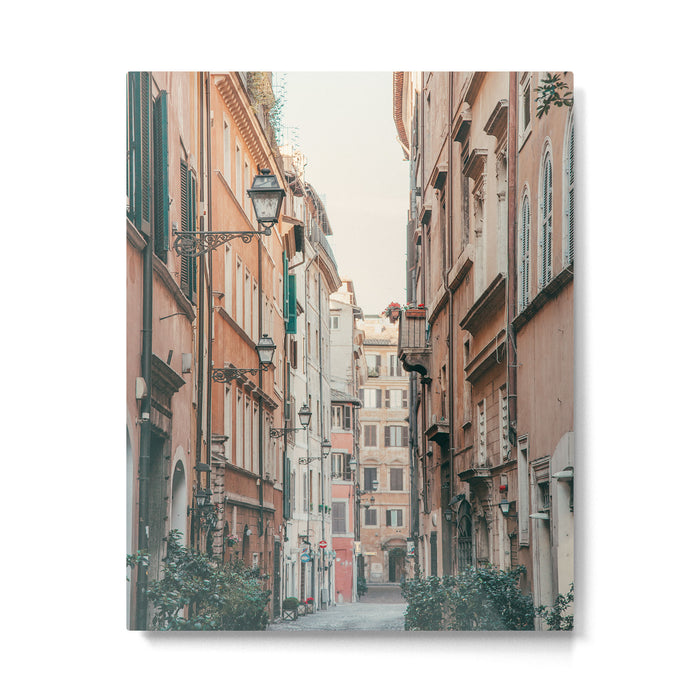 Roman Street - Rome Italy Travel Photography Metal Print Gallery Image 1