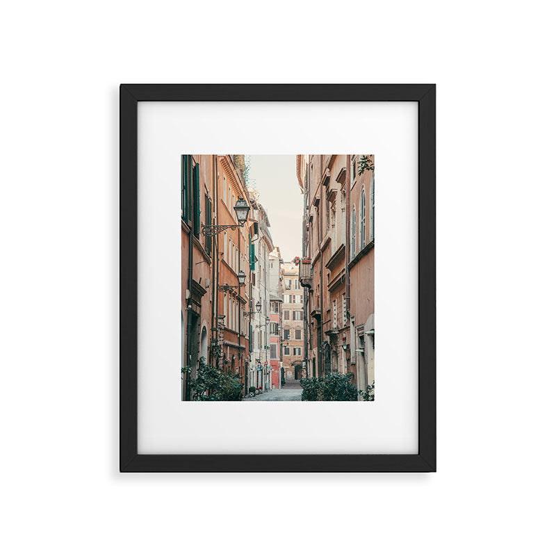 Roman Street - Rome Italy Travel Photography Framed Art Print Gallery Image 5