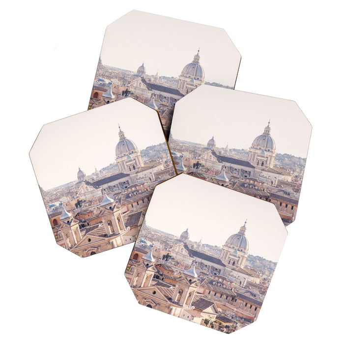 Roman Sunrise - Rome Italy Travel Photography Coaster Gallery Image 1
