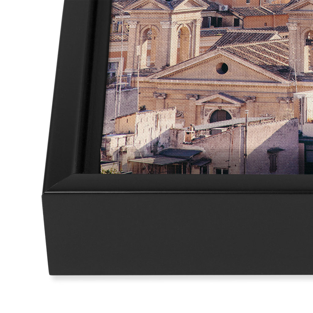 Roman Sunrise - Rome Italy Travel Photography Framed Canvas Print Gallery Image 3