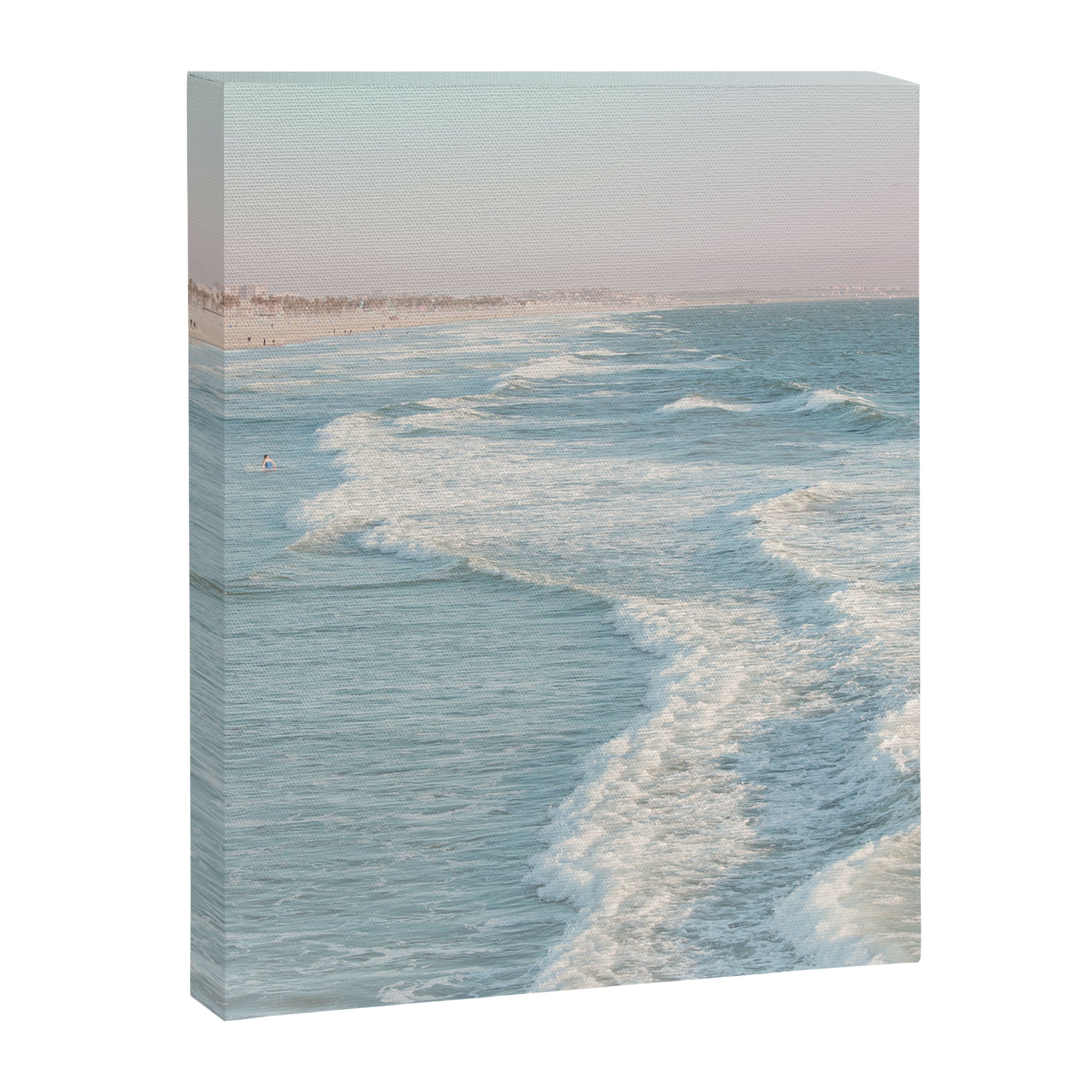 Santa Monica - California Beach Photography Canvas Print Gallery Image 6