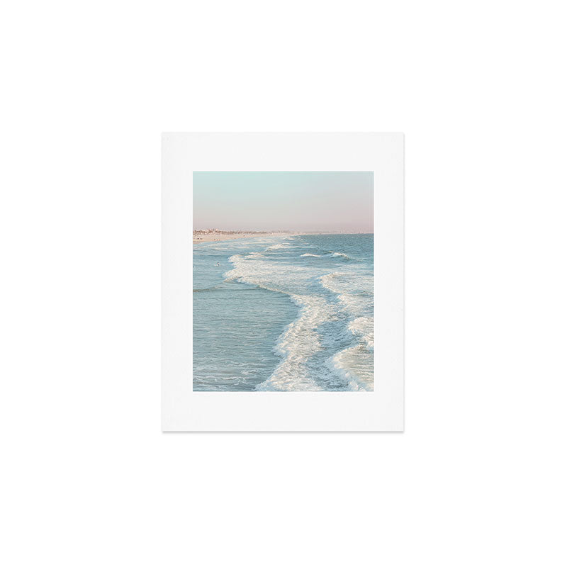 Santa Monica - California Beach Photography Art Print Gallery Image 1