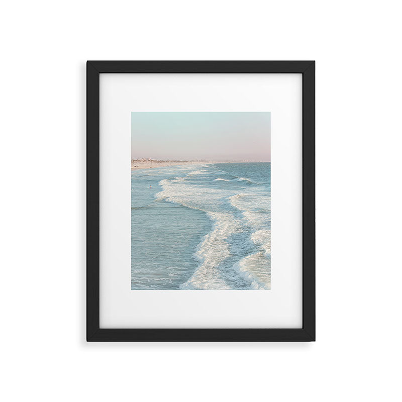 Santa Monica - California Beach Photography Framed Art Print Gallery Image 4