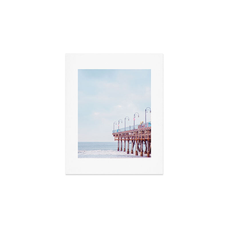 Santa Monica California Art Print Gallery Image 1