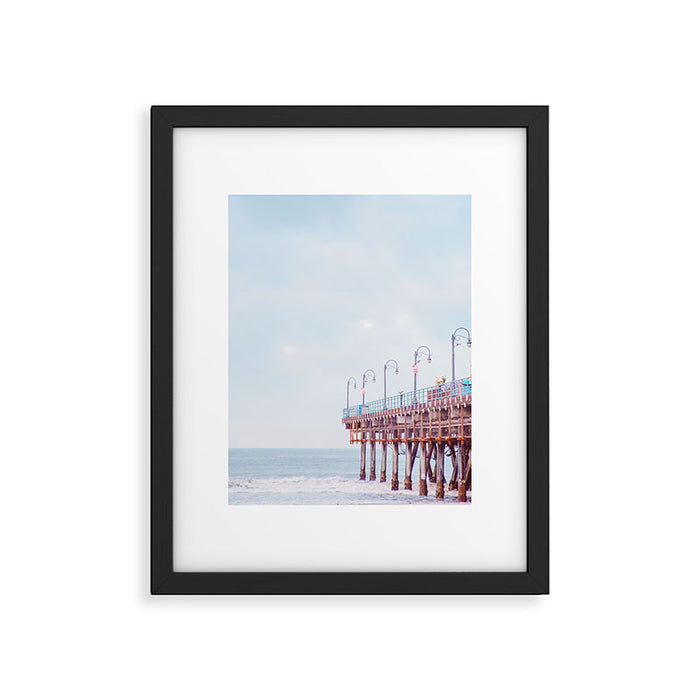 Santa Monica California Framed Art Print Gallery Image 1