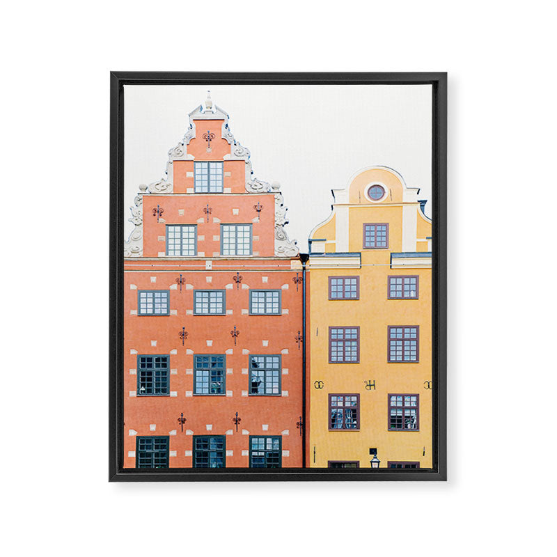 Scandinavian Color - Stockholm Sweden Travel Photography Framed Canvas Print Gallery Image 6