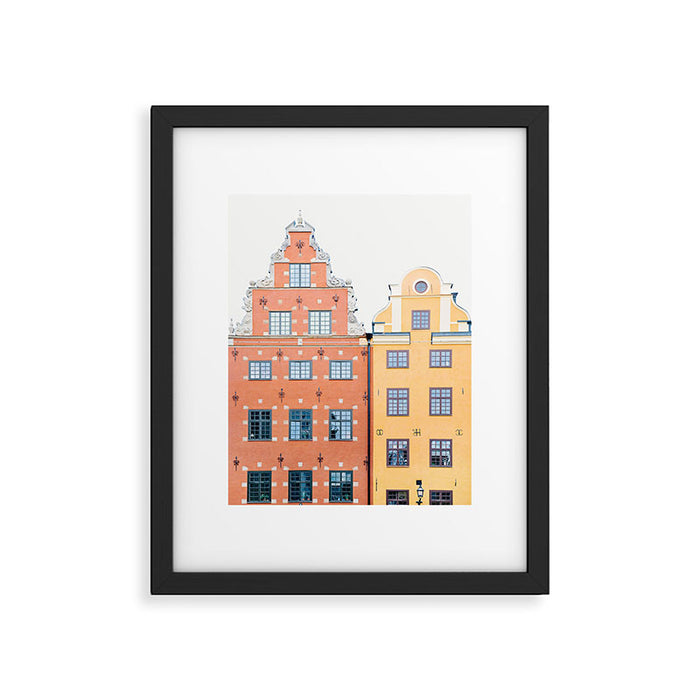 Scandinavian Color - Stockholm Sweden Travel Photography Framed Art Print Gallery Image 1