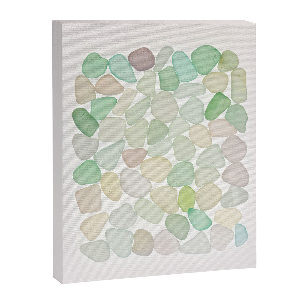 Sea Glass Collection - Soft Pastels Canvas Print Gallery Image 6
