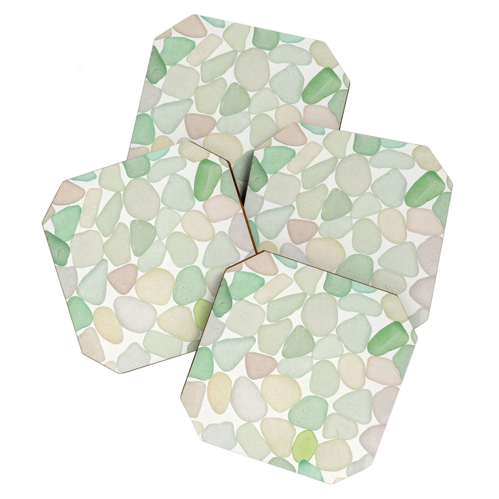Sea Glass Collection - Soft Pastels Coaster Gallery Image 1