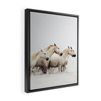 Sea Horses Framed Canvas Print Gallery Image 2