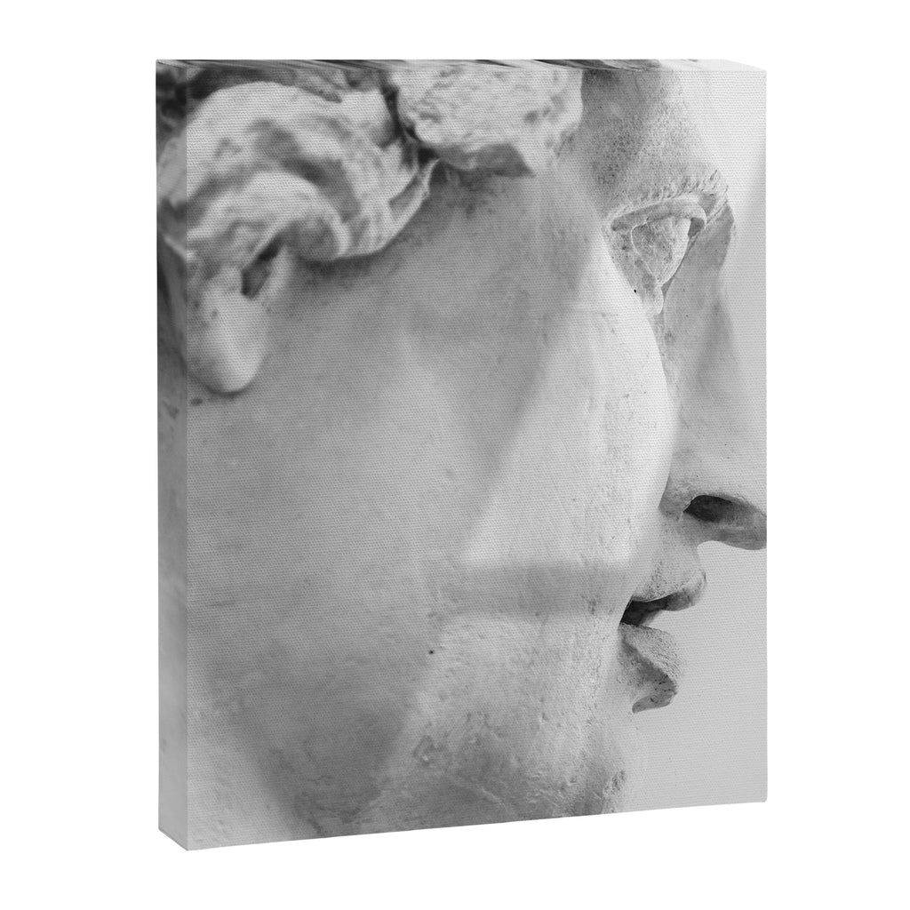 Shadow Figure II - Black and White Canvas Print Gallery Image 6