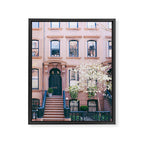Spring in Greenwich Village - New York City Photography Framed Canvas Print Gallery Image 6