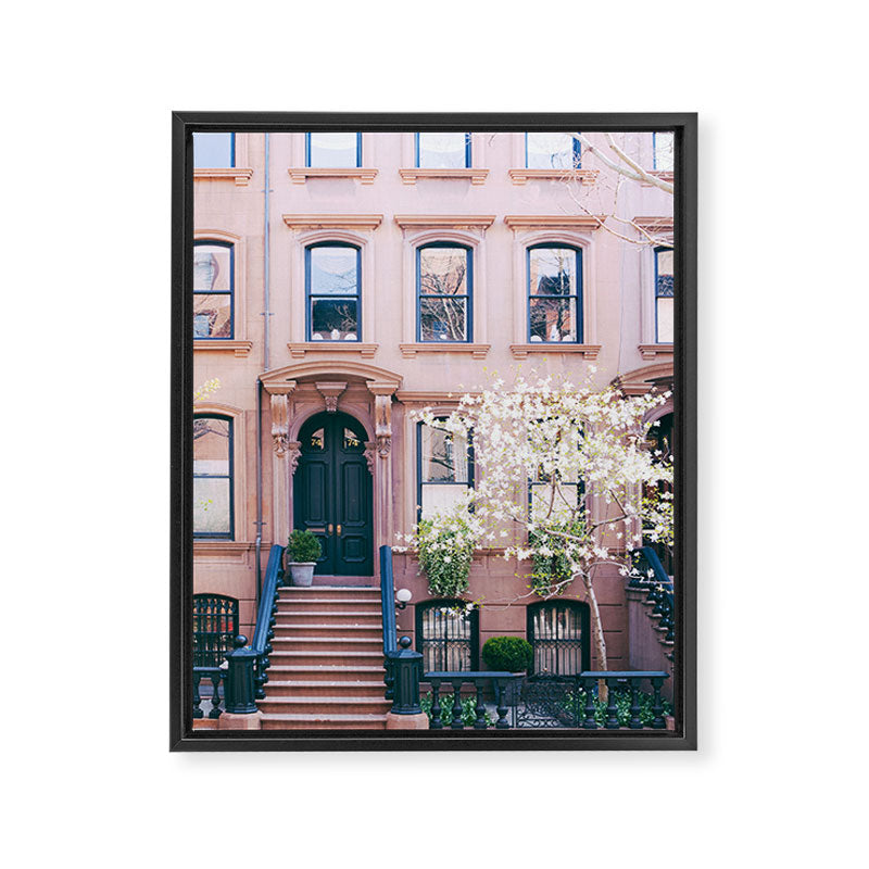 Spring in Greenwich Village - New York City Photography Framed Canvas Print Gallery Image 6