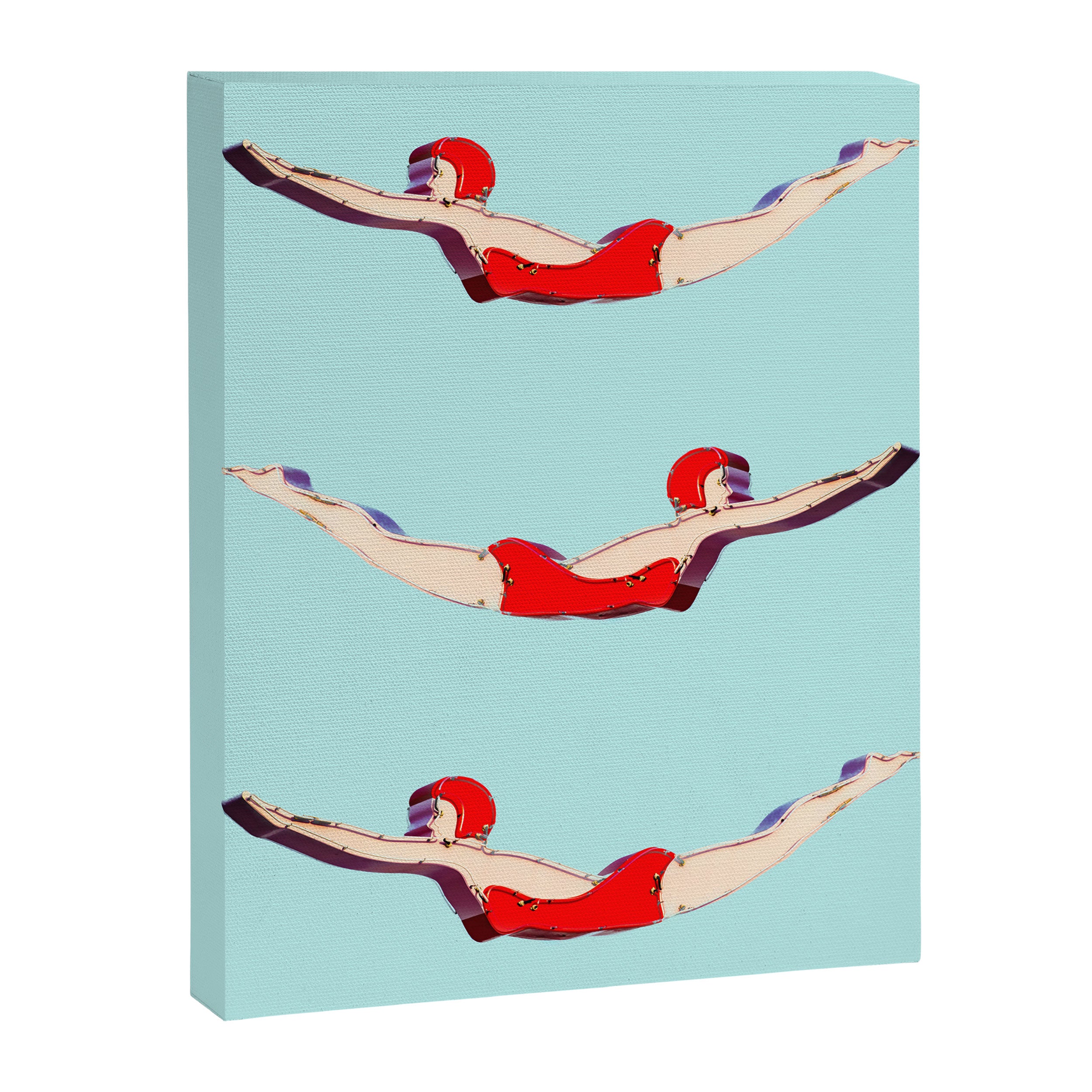 Swimmer Girls Canvas Print Gallery Image 8