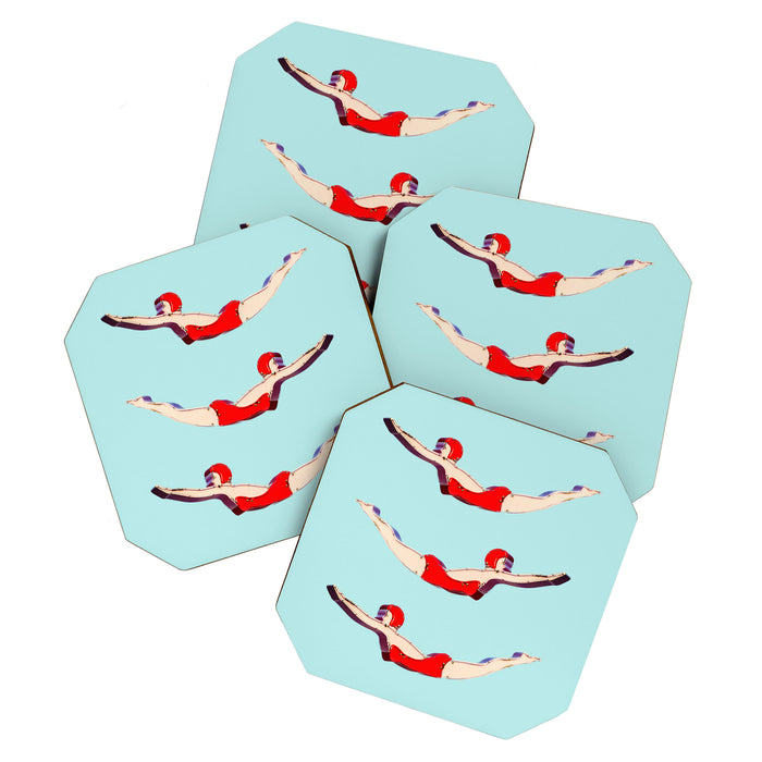 Swimmer Girls Coaster Gallery Image 1