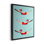 Swimmer Girls Framed Canvas Print Gallery Image 2