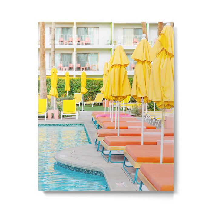 Swimming in Palm Springs - Travel Photography Metal Print Gallery Image 1