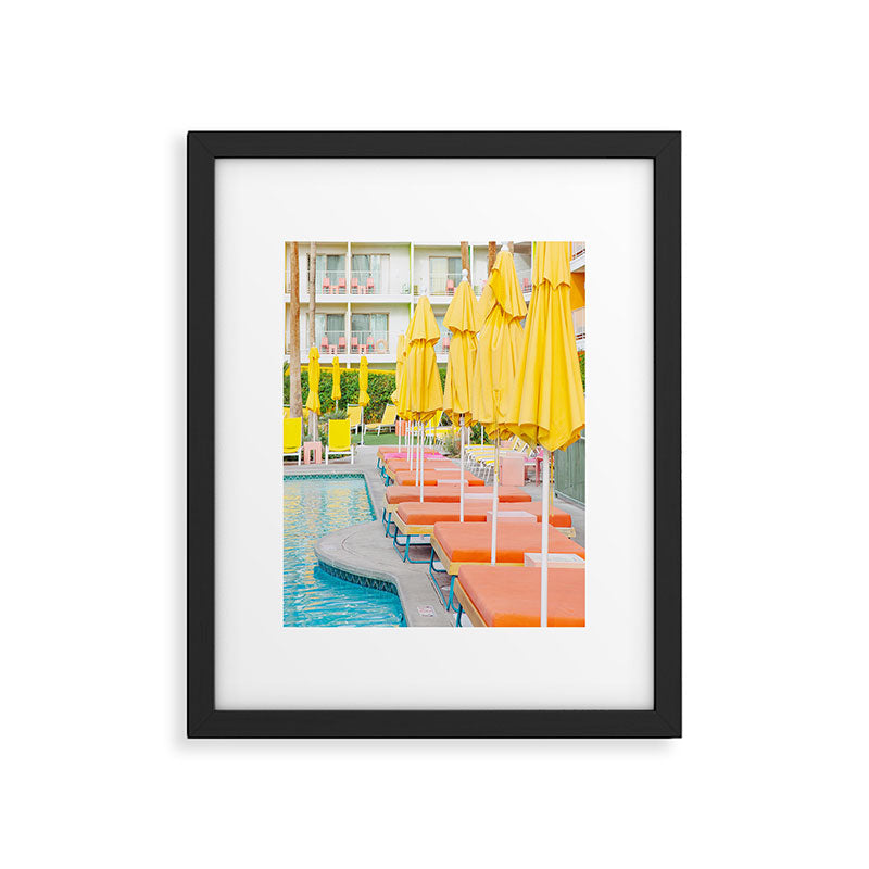 Swimming in Palm Springs - Travel Photography Framed Art Print Gallery Image 4