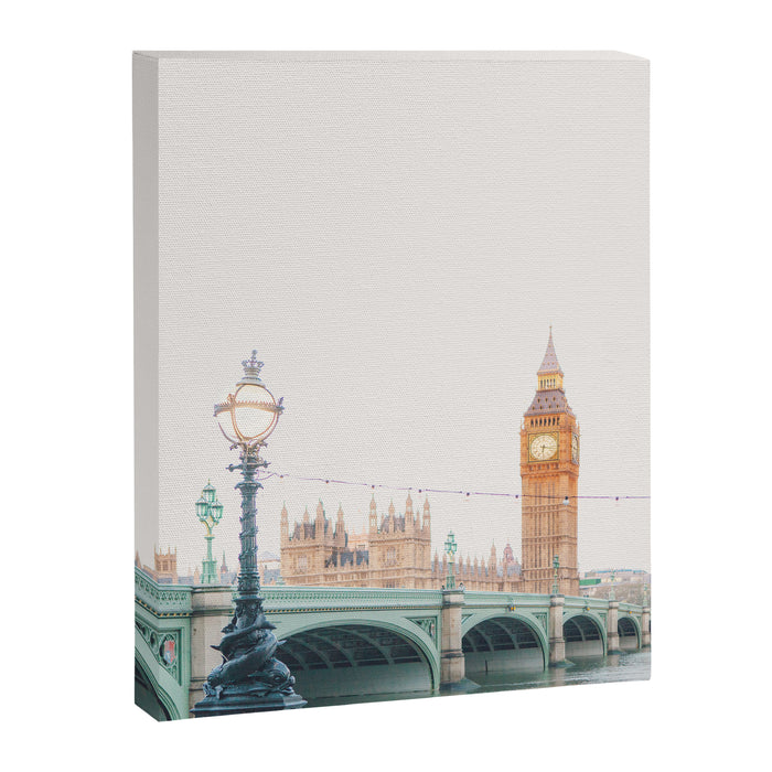 Thames Sunrise - London England Travel Photography Canvas Print Gallery Image 1