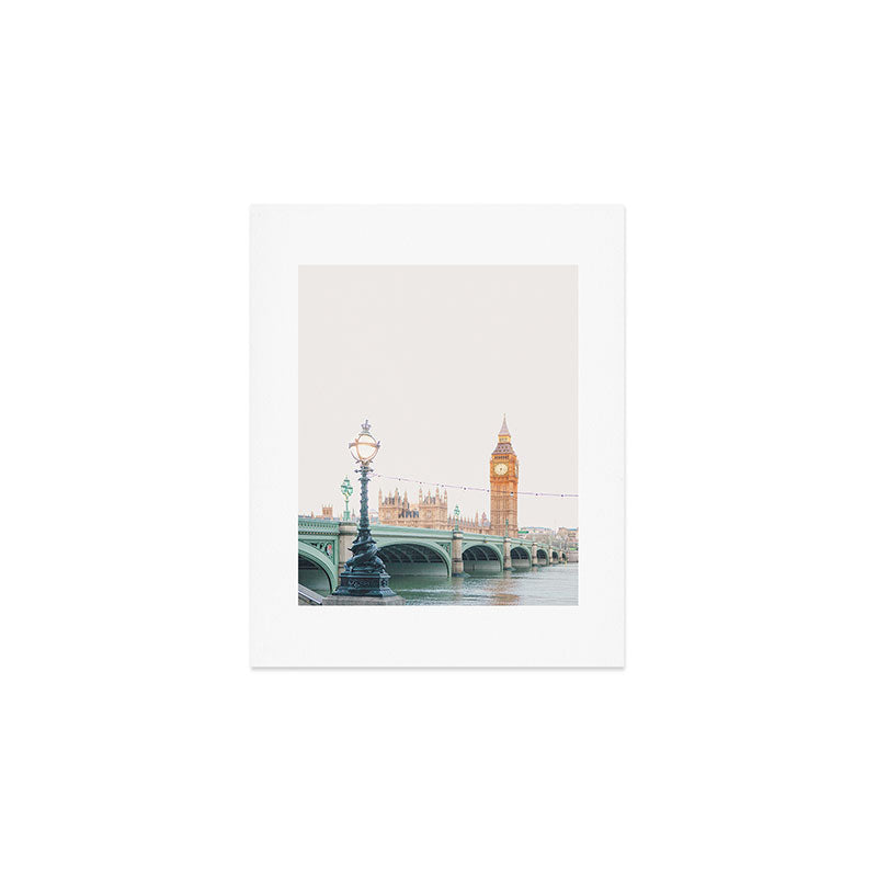 Thames Sunrise - London England Travel Photography Art Print Gallery Image 1
