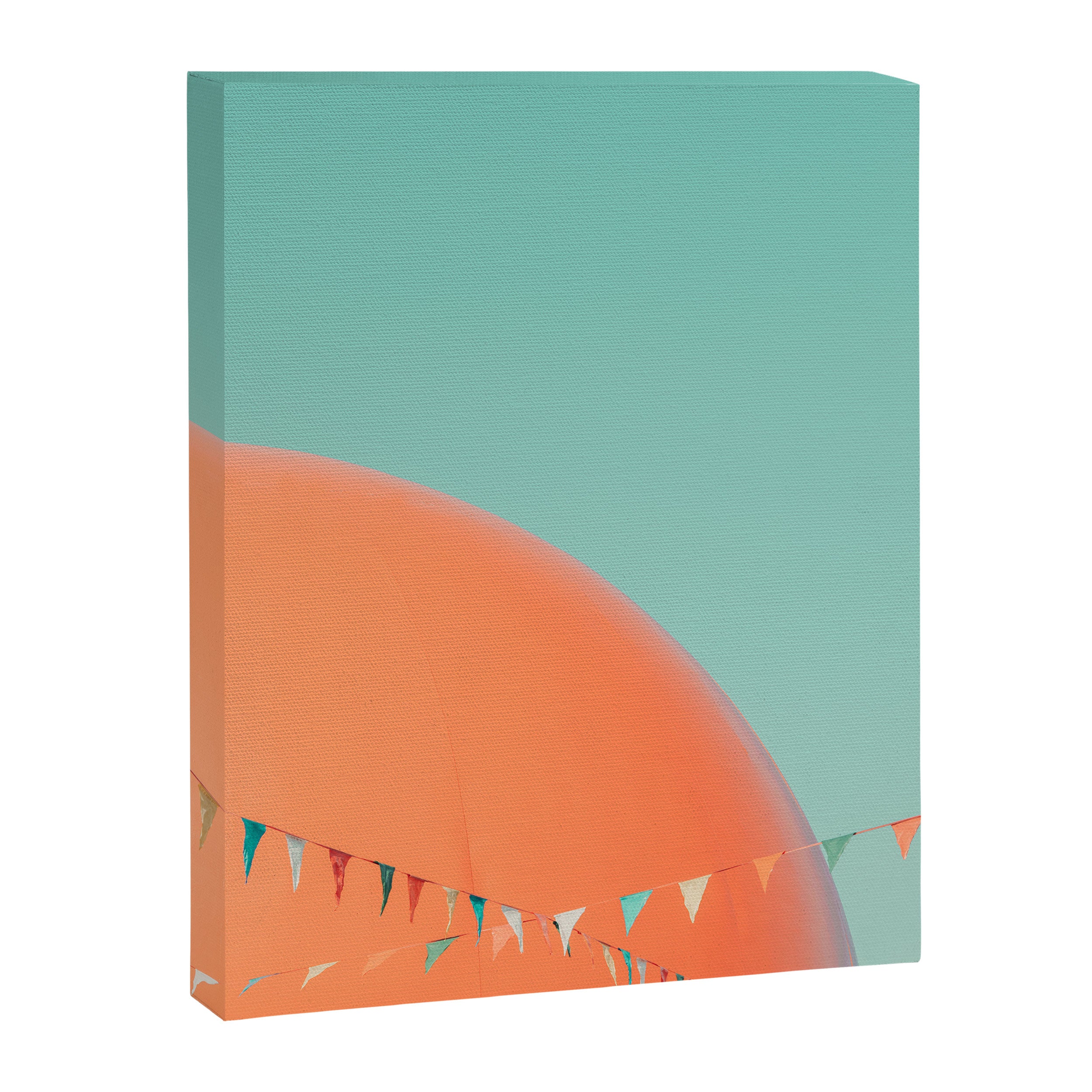 The Big Orange - Retro Diner Photography, Midcentury Modern Canvas Print Gallery Image 6