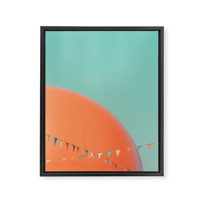 The Big Orange - Retro Diner Photography, Midcentury Modern Framed Canvas Print Gallery Image 6